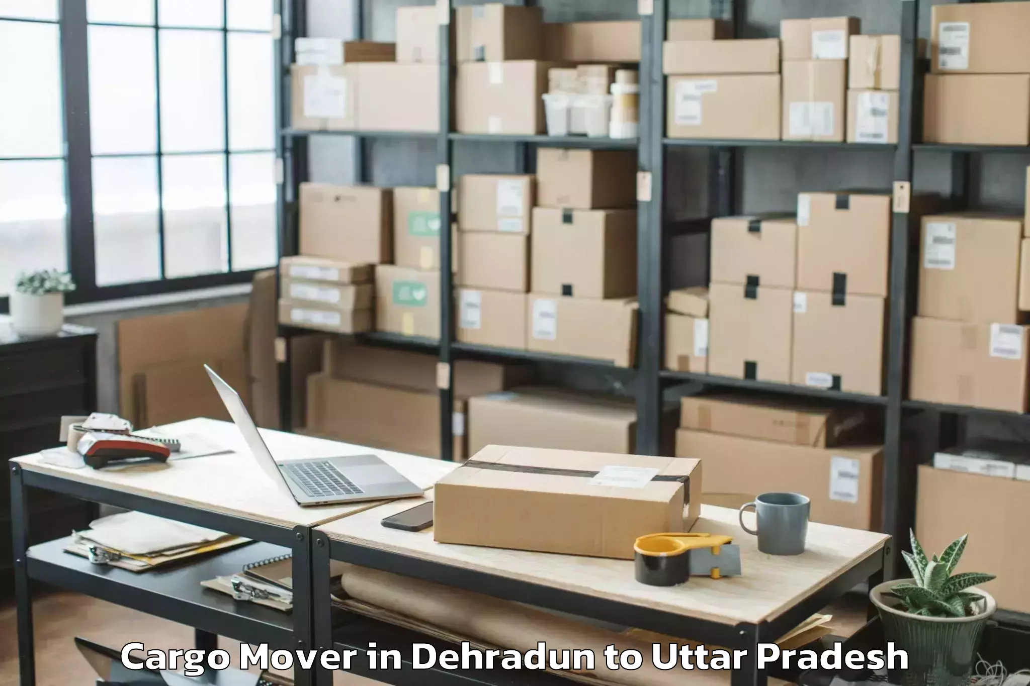 Book Dehradun to Bakewar Cargo Mover Online